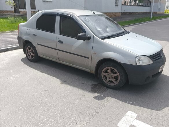 2006 Renault Logan I, серый, 250000 рублей - вид 4
