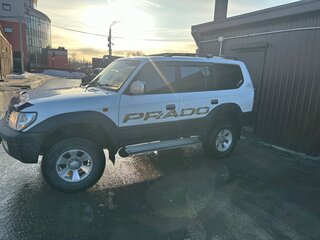 1999 Toyota Land Cruiser Prado 90 Series, белый, 1000000 рублей, вид 3