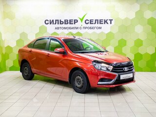 2016 Lada (ВАЗ) Vesta I, красный, 729000 рублей, вид 5