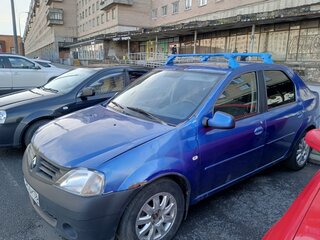 2007 Renault Logan I, синий, 169000 рублей, вид 1