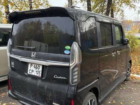 2018 Honda N-BOX II, чёрный, 1275000 рублей, вид 3
