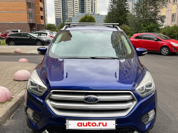 2018 Ford Kuga II Рестайлинг, синий - вид 1