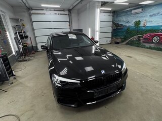 2018 BMW 5 серии 540i VII (G30/G31/G38), чёрный, 3000000 рублей, вид 4