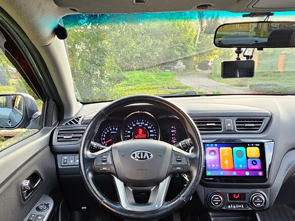 2013 Kia Rio 5-speed III, голубой, 780000 рублей - вид 22