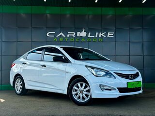 2016 Hyundai Solaris I Рестайлинг, белый, 599000 рублей, вид 1