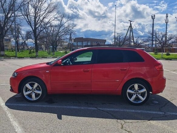 2007 Audi A3 II (8P) Рестайлинг 1, красный, 850000 рублей - вид 6