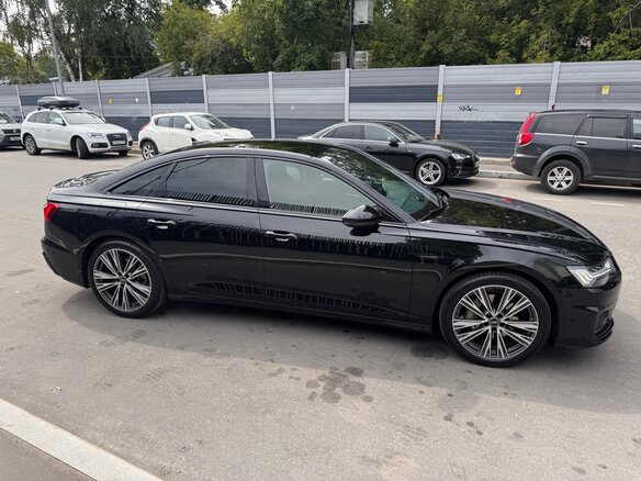 2021 Audi A6 45 TFSI V (C8), чёрный - вид 7