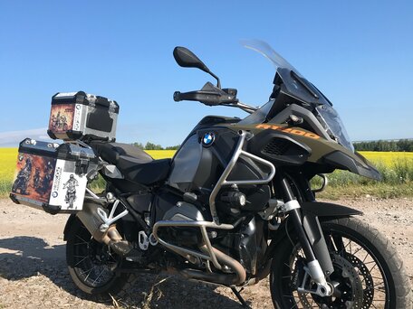 2014 BMW R 1200 GS Adventure, зелёный, 1000000 рублей, вид 5
