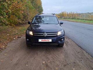 2013 Volkswagen Tiguan I Рестайлинг, синий, 1450000 рублей, вид 3