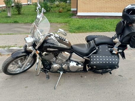 2003 Yamaha XVS400 Drag Star, чёрный, 350000 рублей, вид 3