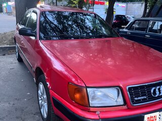 1991 Audi 100 IV (C4), красный, 250000 рублей, вид 4