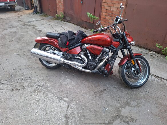 2004 Yamaha XV 1700 Warrior, красный, 765000 рублей - вид 15