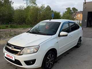 2015 Lada (ВАЗ) Granta I, белый, 485000 рублей, вид 1