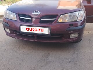 2002 Nissan Almera II (N16), красный, 320000 рублей, вид 1