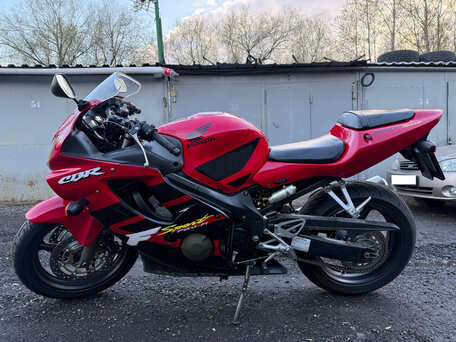 2001 Honda CBR 600F, красный, 410000 рублей, вид 4