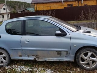 2004 Peugeot 206, серый, 155000 рублей, вид 2