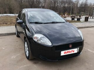 2008 Fiat Punto III Grande Punto, чёрный, 345000 рублей, вид 4