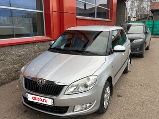 2014 Skoda Fabia II Рестайлинг, серебристый, 980000 рублей, вид 1