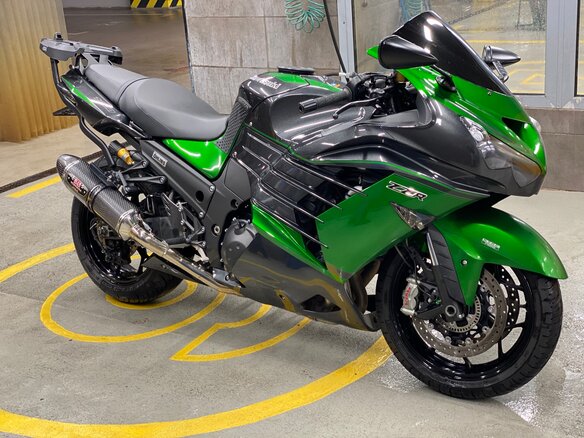 2018 Kawasaki ZZR 1400, зелёный, 1350000 рублей - вид 16