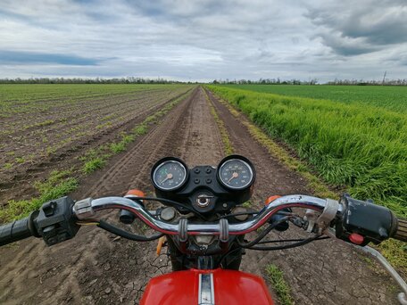 1987 CZ 350, красный, 150000 рублей, вид 4