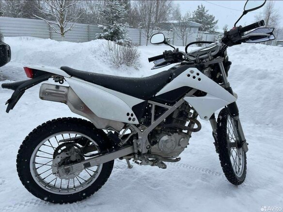 2010 Kawasaki KLX 125, белый, 300000 рублей - вид 15