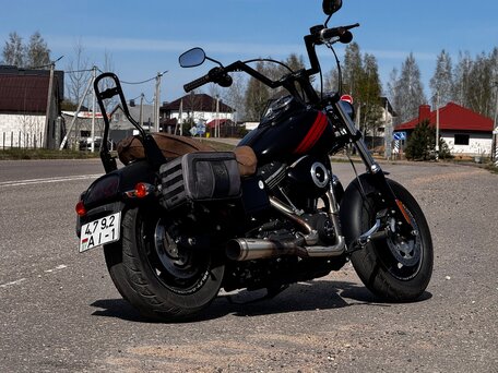 2014 Harley-Davidson Fat Bob, чёрный, 950000 рублей, вид 1