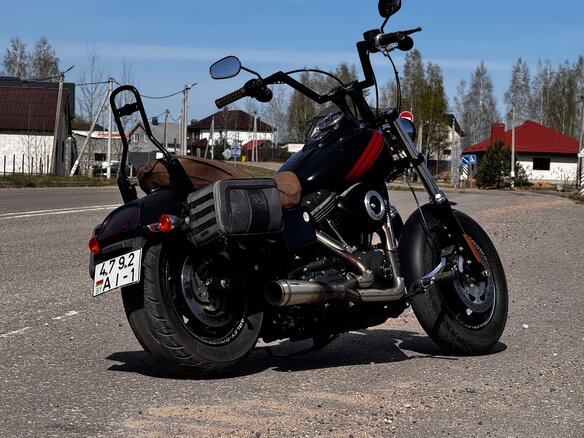 2014 Harley-Davidson Fat Bob, чёрный, 950000 рублей