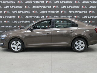 2017 Skoda Rapid I Рестайлинг, коричневый, 948000 рублей, вид 5