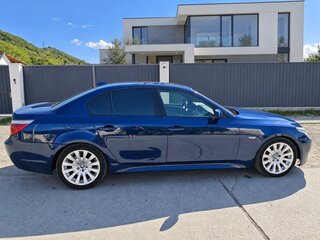 2008 BMW 5 серии 525d V (E60/E61) Рестайлинг, синий, 1190000 рублей, вид 3