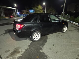 2013 Lada (ВАЗ) Granta I, чёрный, 320000 рублей, вид 5