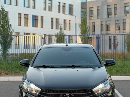 2021 Lada (ВАЗ) Vesta I, чёрный, 1040000 рублей, вид 1