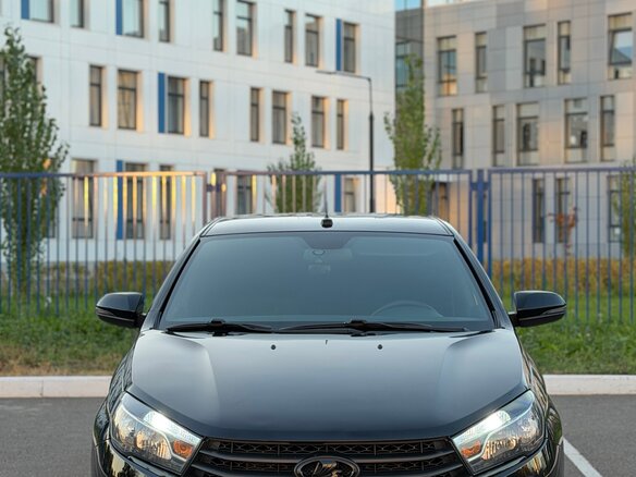 2021 Lada (ВАЗ) Vesta I, чёрный, 1040000 рублей