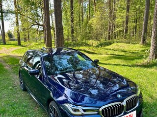 2021 BMW 5 серии 540d xDrive VII (G30/G31/G38) Рестайлинг, синий, 6100000 рублей, вид 3