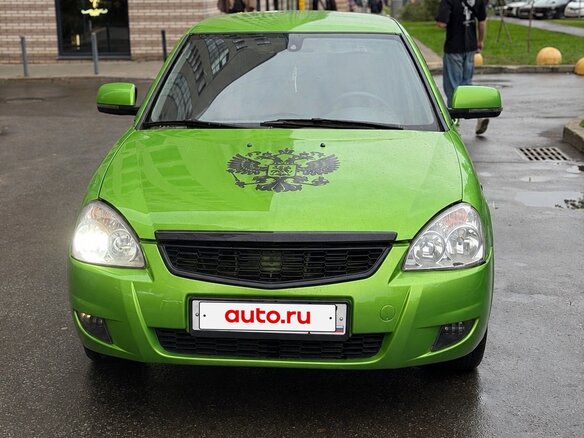 2009 Lada (ВАЗ) Priora I, зелёный - вид 1
