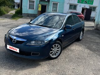 2005 Mazda 6 I (GG) Рестайлинг, синий, 300000 рублей, вид 1