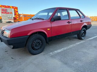 1995 Lada (ВАЗ) 21099, красный, 65000 рублей, вид 1