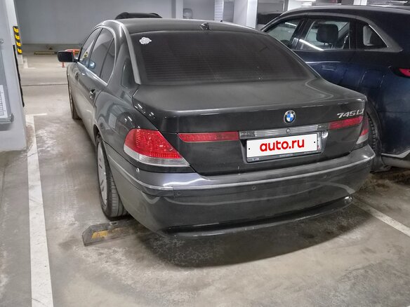 2002 BMW 7 серии Long 745Li IV (E65/E66), чёрный, 1100000 рублей - вид 2