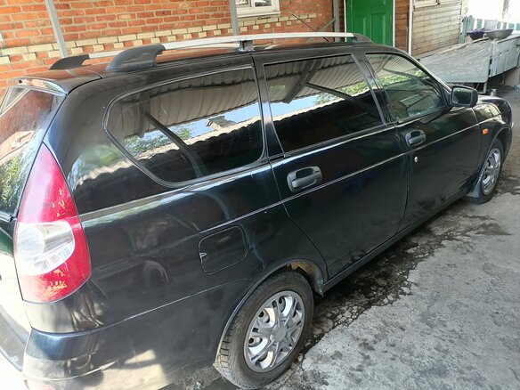 2011 Lada (ВАЗ) Priora I, чёрный - вид 3