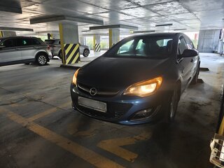 2013 Opel Astra J Рестайлинг, синий, 670000 рублей, вид 4