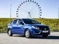2021 Lada (ВАЗ) Vesta SW I, синий, 1150000 рублей - вид 4