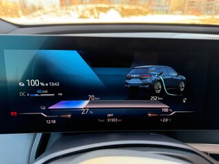 2022 BMW iX xDrive40 I (I20), синий, 6750000 рублей, вид 3