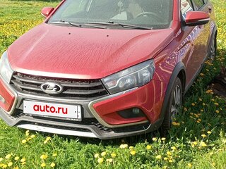 2018 Lada (ВАЗ) Vesta SW Cross I, красный, 925000 рублей, вид 1