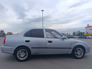 2008 Hyundai Accent ТагАЗ II, серебристый, 350000 рублей, вид 2