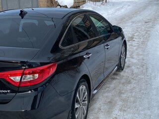 2015 Hyundai Sonata VII (LF), чёрный, 1300000 рублей, вид 5
