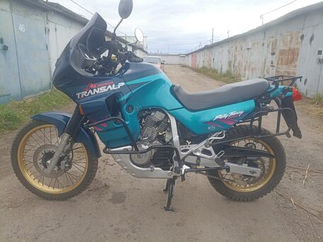 1998 Honda XL600V Transalp, зелёный, 290000 рублей, вид 2