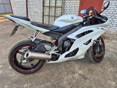 2010 Yamaha YZF-R6, белый, 575000 рублей, вид 5