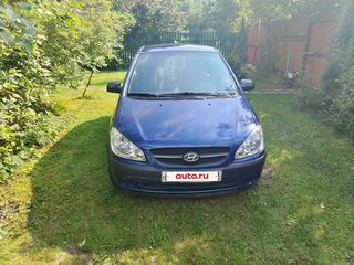 2008 Hyundai Getz I Рестайлинг, синий, 400000 рублей, вид 2