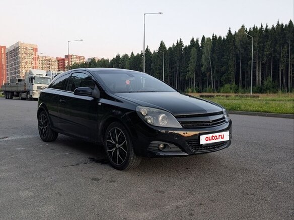 2008 Opel Astra GTC H Рестайлинг, чёрный, 575000 рублей - вид 4