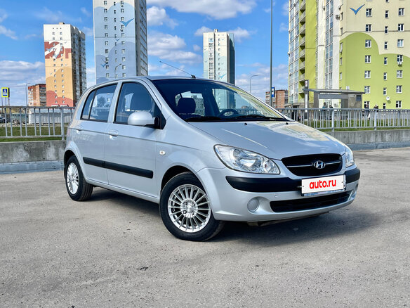 2010 Hyundai Getz I Рестайлинг, серебристый, 770000 рублей
