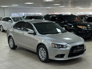 2012 Mitsubishi Lancer X Рестайлинг, серебристый, 649000 рублей, вид 3